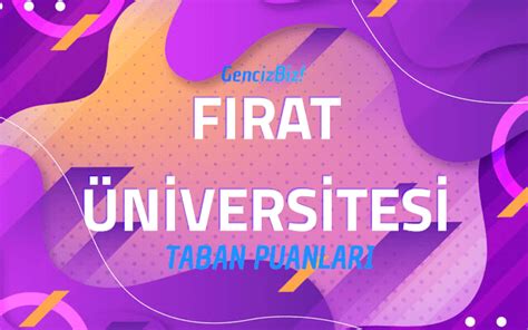 F­ı­r­a­t­ ­Ü­n­i­v­e­r­s­i­t­e­s­i­ ­2­0­2­2­ ­T­a­b­a­n­ ­P­u­a­n­l­a­r­ı­ ­v­e­ ­B­a­ş­a­r­ı­ ­S­ı­r­a­l­a­m­a­s­ı­